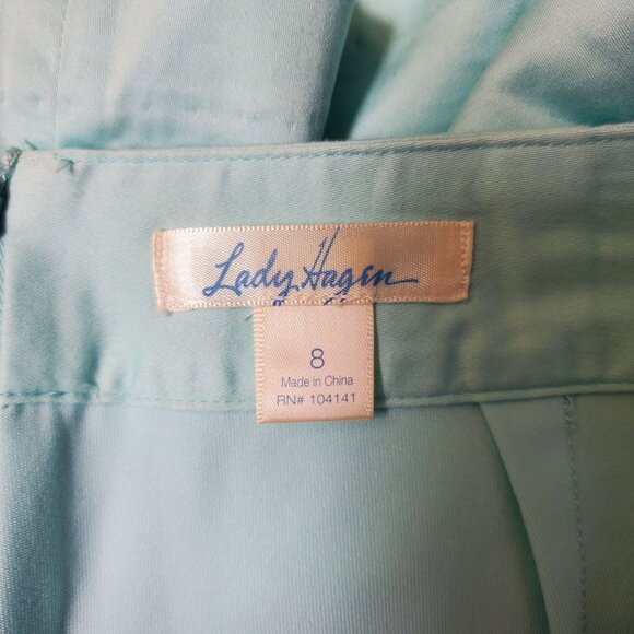 Lady Hagen Women's Activewear Light Blue Golf Skirt With Built-In Shorts Size 8 - Picture 7 of 11